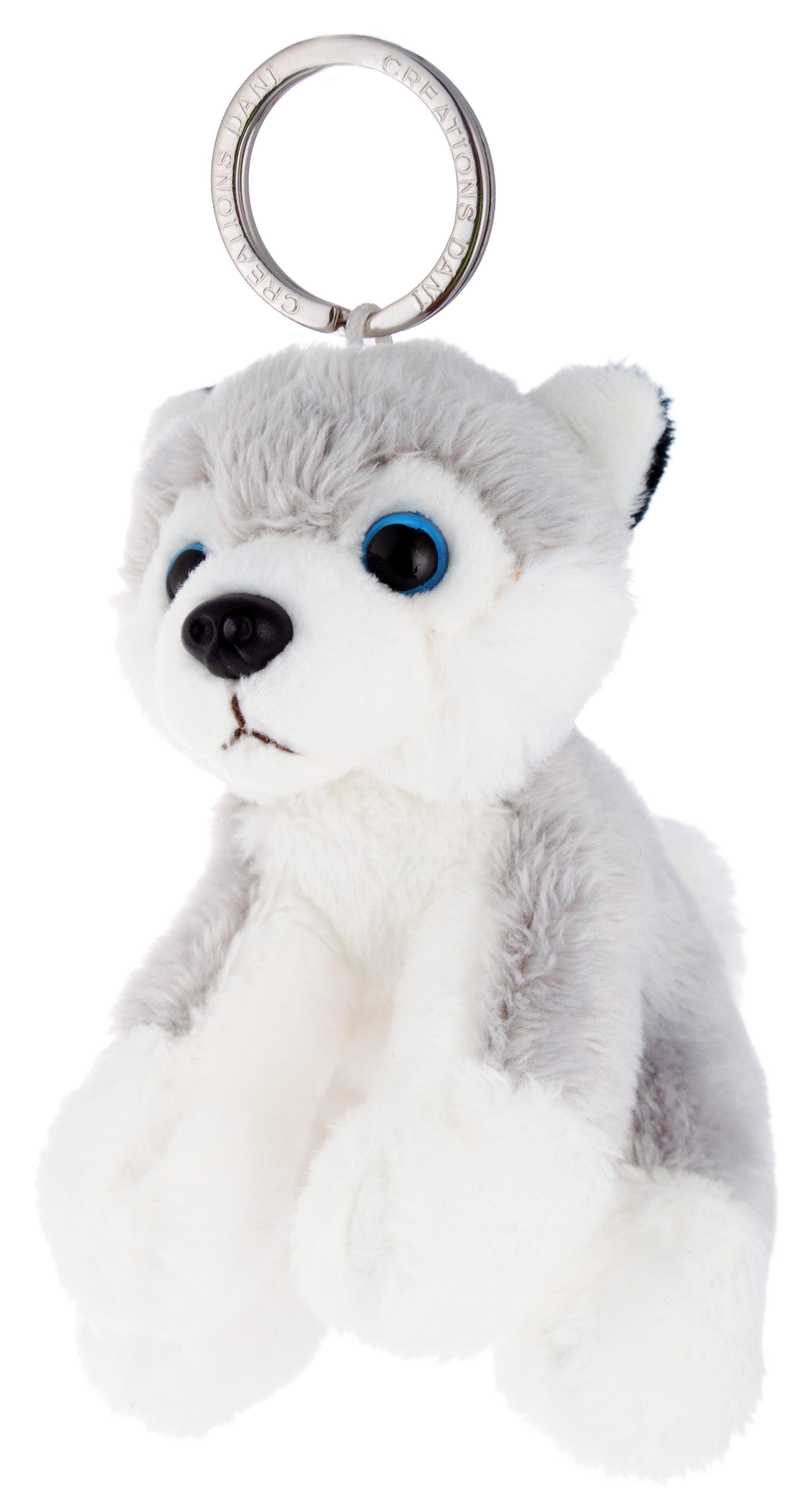 Porte-clés peluche Husky