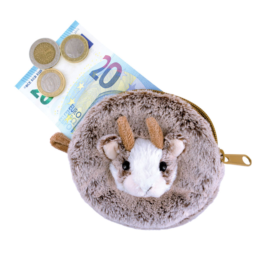 Porte-monnaie chamois
