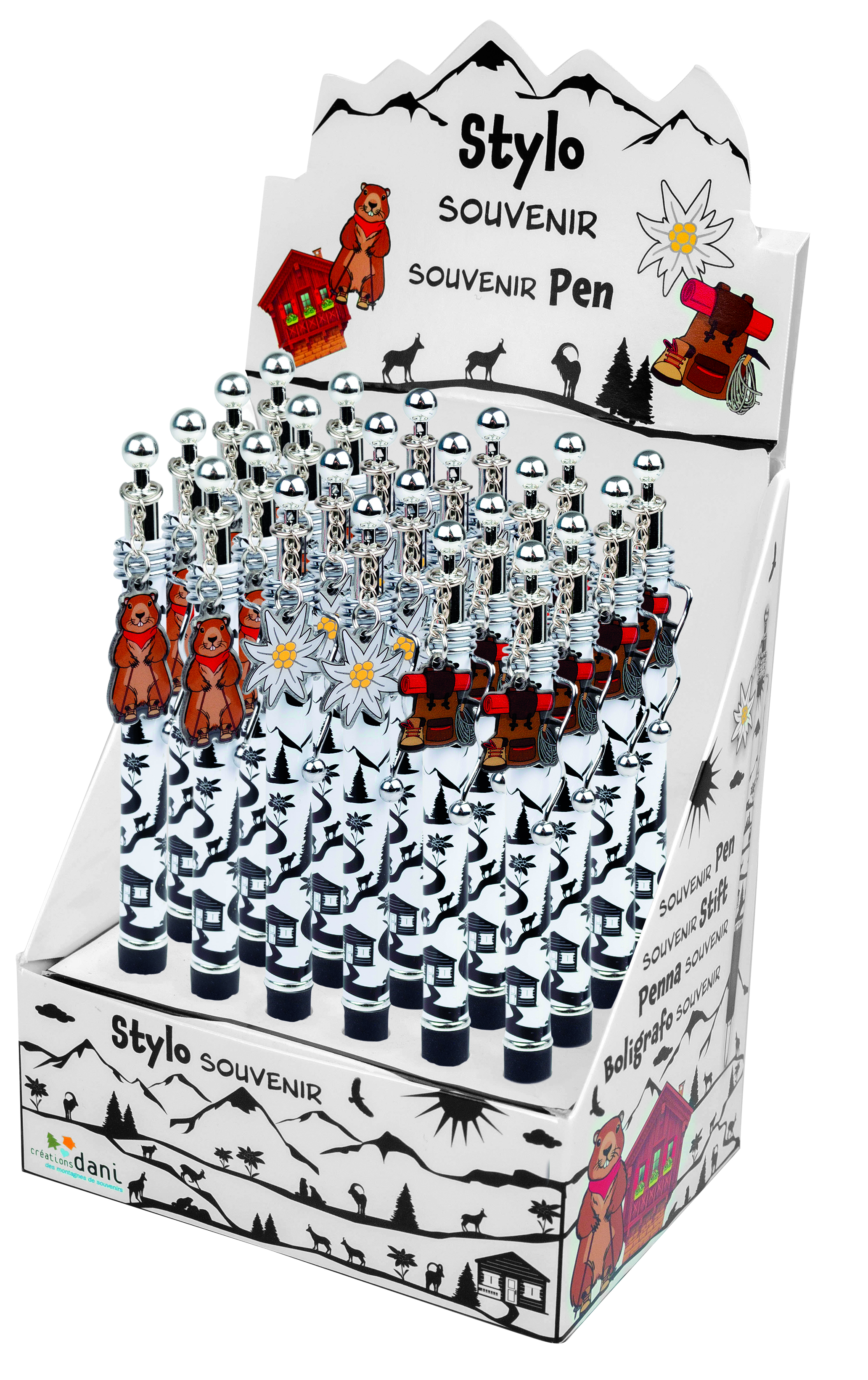 Stylo charm montagne été 