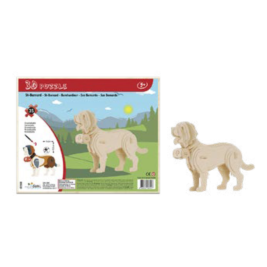 Puzzle 3D Saint-Bernard, 12pcs