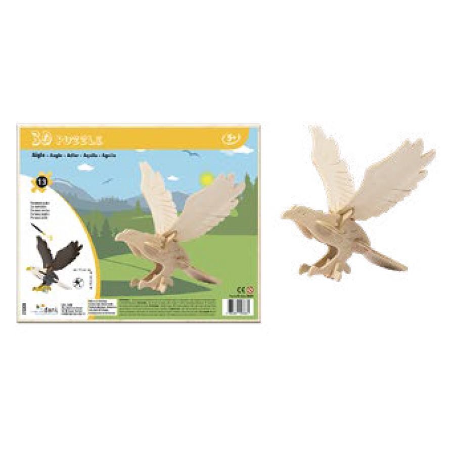 Puzzle 3D Husky, 12pcs